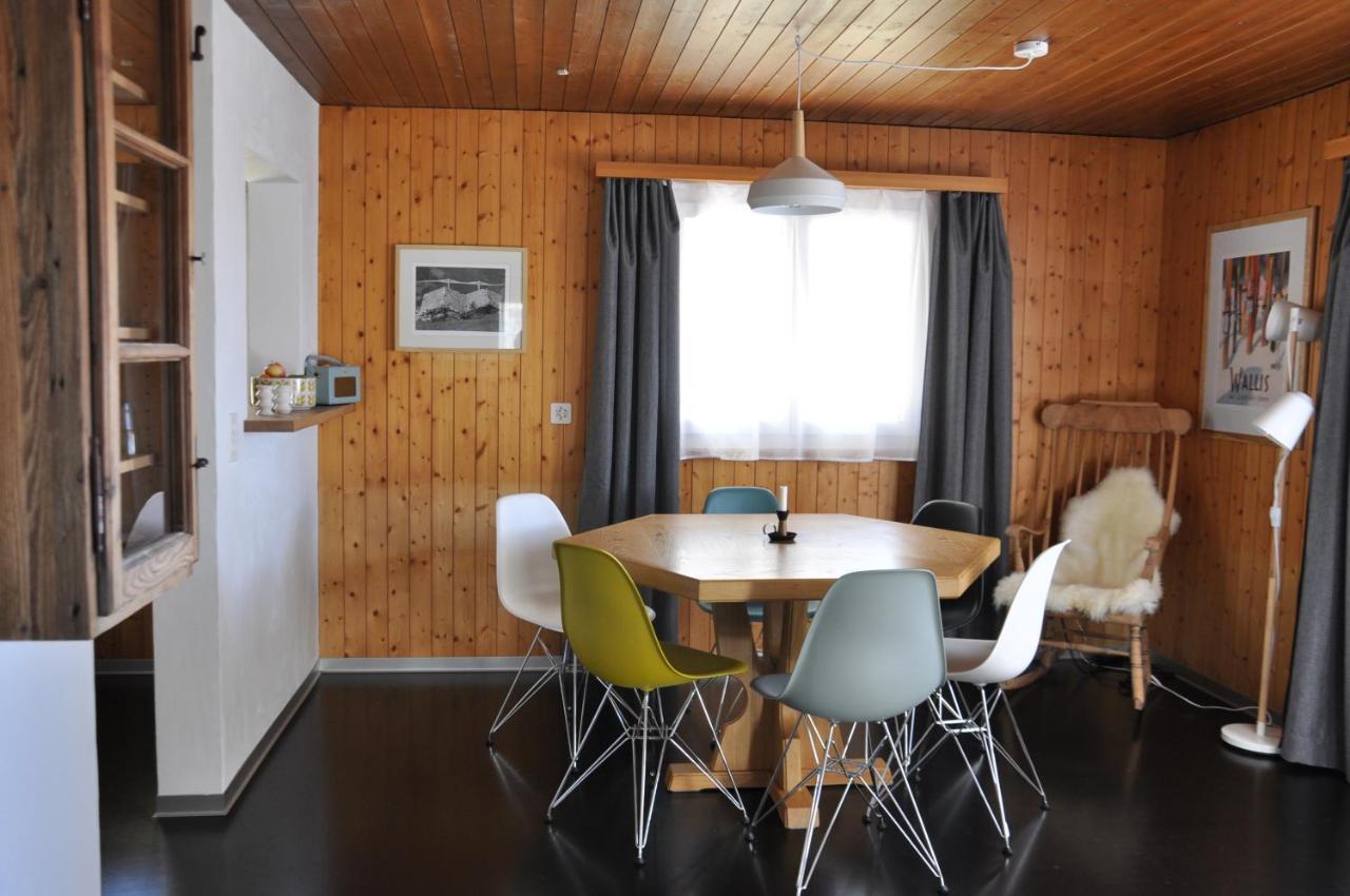 Chalet Bietschhorn Rosswald Termen エクステリア 写真