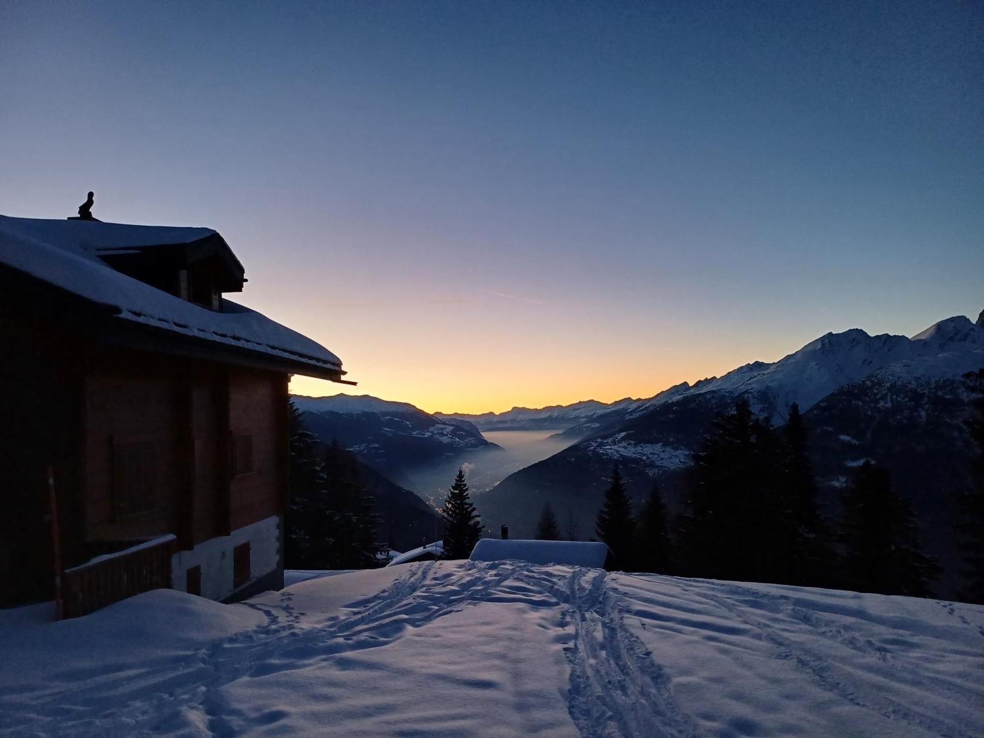 Chalet Bietschhorn Rosswald Termen エクステリア 写真